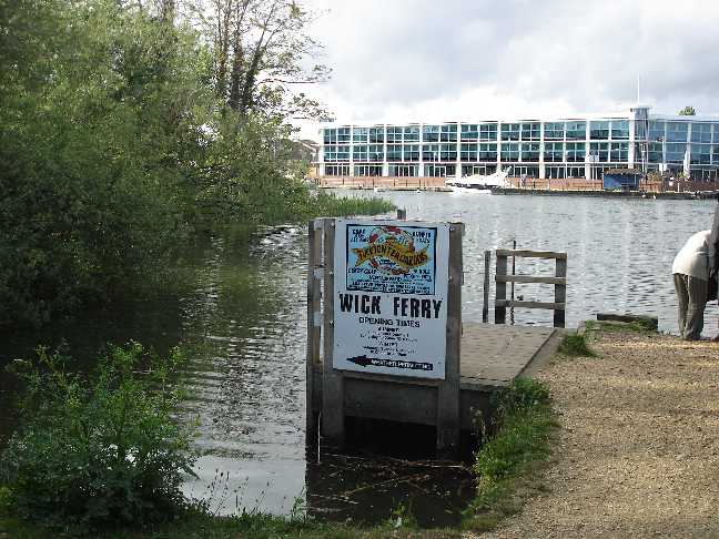 Wick Ferry on the River Stour