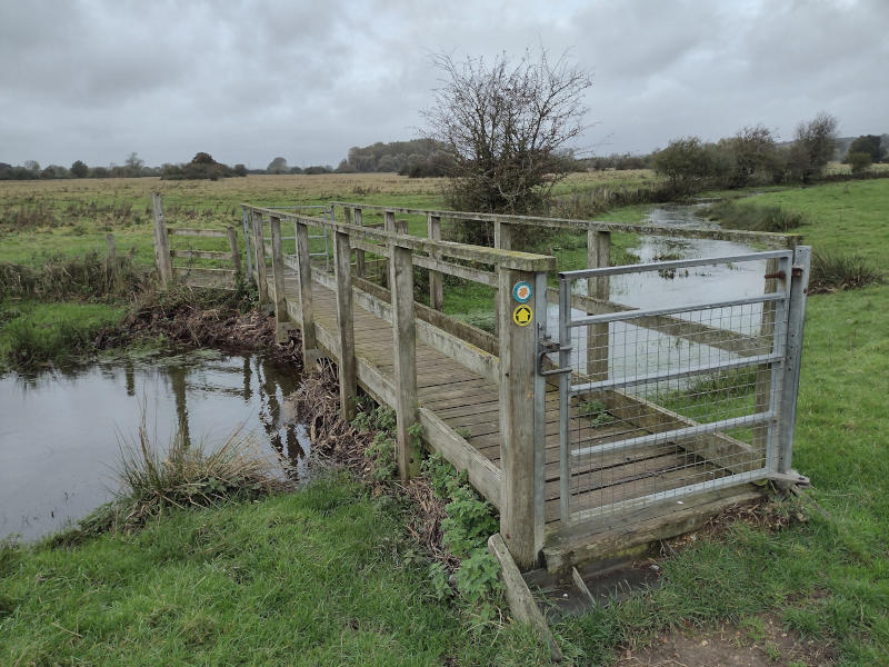 Bridge over seasonal waterway near Eye Bridge