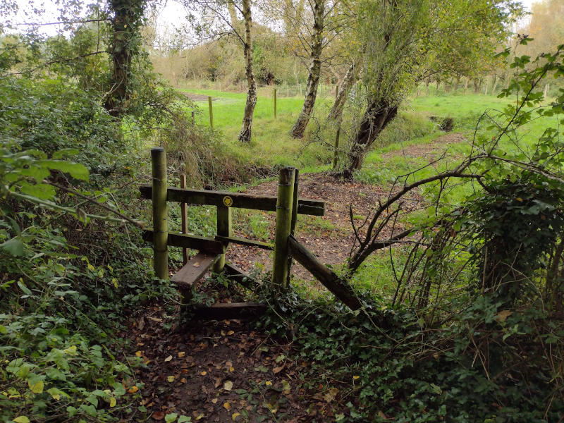 The last stile before you get to the A31