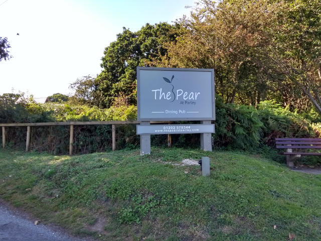 the Pear public house at West Parley