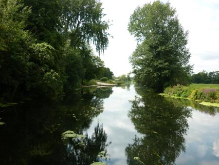 Up river from bridge